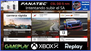 ACC Carrera rápida Chevrolet Camaro GT4 R circuito Suzuka en Xbox Series X y Fanatec CSL DD 5nm [upl. by Aihsenad584]