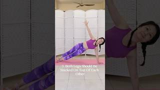 How to get I to side plank correctly movebeautifullywithhilda sideplank pilatestraining [upl. by Nitsew]