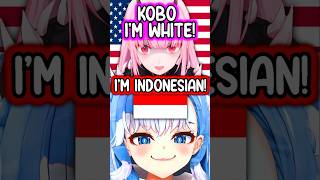 Kobo Didnt Expect Calli to be THAT WHITE IRL hololive vtuberclips vtuber [upl. by Acessej]