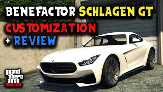 Benefactor Schlagen GT Customization  Review  GTA Online [upl. by Shu750]