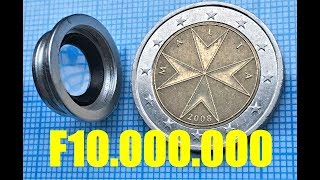 Macro video of coin 2 euro Malta F10000000 Maltese Cross [upl. by Doretta]