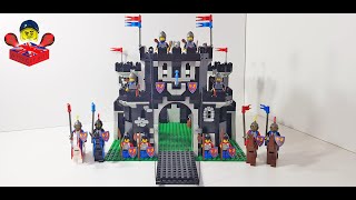 LEGO Castle Black Monarchs Castle Speed Build Set 6085 [upl. by Garlanda]