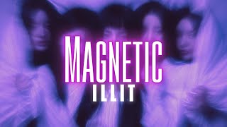 ILLIT  Magnetic  Lyrics Video [upl. by Enila]