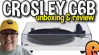 Crosley C6B  Unboxing amp Review vinyl turntable audio fyp [upl. by Tolliver960]