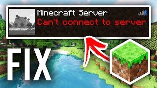 How To Fix Cant Connect To Server On Minecraft  Full Guide [upl. by Vivie]