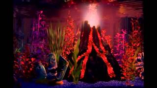 Finding Nemo Virtual Aquarium Volcano Night [upl. by Ettenuahs]