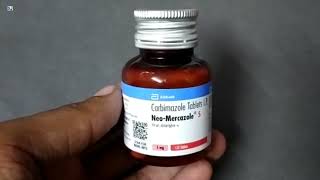 NeoMercazole 5 Tablet  Carbimazole 5mg Tablets Ip uses  Neo Mercazole 5mg Tablet uses side effect [upl. by Kroll]