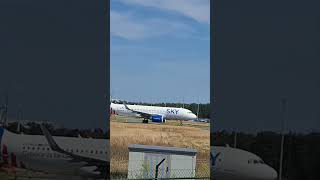 Takeoff SKY express Airbus A320 to Athens 🇬🇷 shorts [upl. by Yanetruoc]