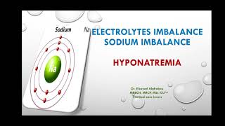 Hyponatremia  Plasma osmolality and hypertonicity Criticalcarelovers [upl. by Ecnerrat199]