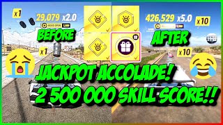 Forza Horizon 5 JACKPOT ACCOLADE 25 Million Skill Score Easy Way to get with this AFK race [upl. by Lothar679]