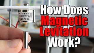 How does Magnetic Levitation work  Crude Levitator circuit [upl. by Ecyal]