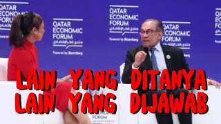 ANWAR IBRAHIM DI KETAWAKAN HOST APABILA DI TANYA ISU SUBSIDI MINYAK [upl. by Dace]