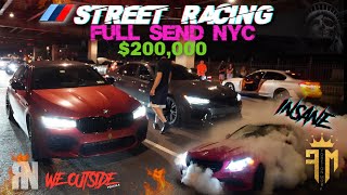 STREET RACING M5 F90 VS M5 F90 FOREIGNS TAKEOVER THE CITY G80 M3 GOES CRAZY FULL SEND MOVIE [upl. by Sevart76]