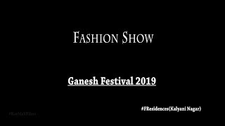 Ganesh Festival 2019  Fashion Show [upl. by Euqininod]