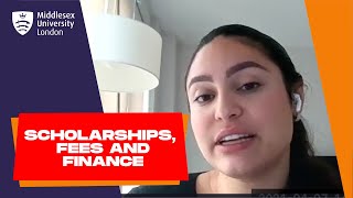 Scholarships Fees and Finance for International Students at Middlesex University [upl. by Assillim]