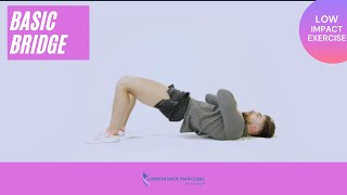 Basic Bridge Exercise for Lower Back Pain [upl. by Erinn]