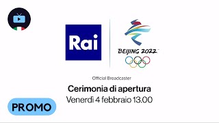 Promo Olimpiadi Invernali Beijing 2022  Rai 2  Gennaio 2022 [upl. by Anihpesoj845]