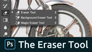 How to Use the Eraser Tool in Photoshop [upl. by Drislane]