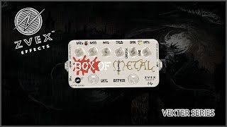 Zvex Box Of Metal  demo by Nick Percev [upl. by Jolyn]