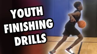 Basketball Finishing Drills For Youth [upl. by Esekram331]