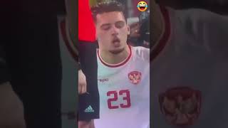 Justin hubner 🤣😅 shortvideo funny timnas pildun comedy [upl. by Janiuszck]