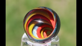 Vortex Marble Tutorial Lampworking  Glass Blowing Techniques [upl. by Ancell784]