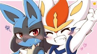 cinderace x lucario [upl. by Etnuaed870]