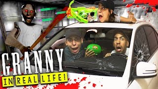 Granny Horror Game in Real Life NEW UPDATE GARAGE AND CAR [upl. by Shelbi890]