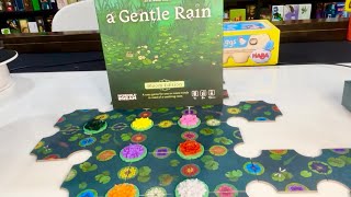 A Gentle Rain board gamecomplete play through and thoughts on this 20 “cozy” game [upl. by Osrock]