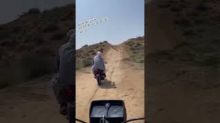 Honda 125 🔥 in desert rohi cholistan shorts viralvideo Rider647 [upl. by Ayatahs]