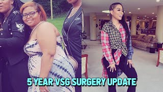 5Year VSG Vertical Sleeve Gastrectomy Weight Loss Surgery Update  Asyjia Lajai [upl. by Durant593]