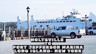 Holtsville to Port Jefferson Marina  4K Drive  Long Island NY [upl. by Corly]