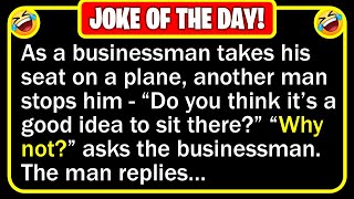 🤣👉 BEST JOKE OF THE DAY  A man is sitting in a window seat on a plane bound for  Funny Jokes [upl. by Amaryl454]