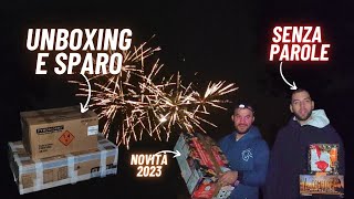 UNBOXING e SPARO dello SPETTACOLO PIROTECNICO di JOSEF per il COMPLEANNO DI NICO [upl. by Ona420]