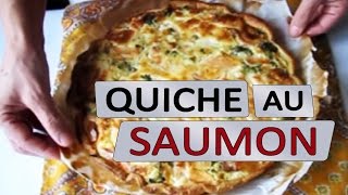 Quiche au saumon fumé et brocolis  Maman Cuisine [upl. by Cheston655]