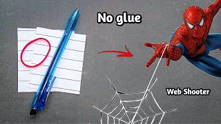 How to make a Spiderman Web Shooter No Glue  Web Shooter with Paper and Pen [upl. by Sulakcin]