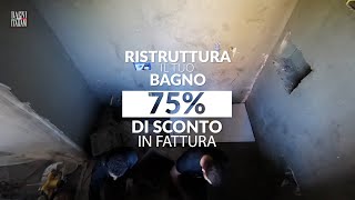 Ristrutturazione Bagno al 75 di Sconto  Offerta Scaduta [upl. by Ideih]