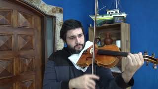 Ferdinand Kuchler  Violin Concertino  Op 11  1 Mov [upl. by Drageruaeb]