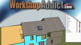 How to use Sketchup  tutorial 8 Layers and Scenes [upl. by Nazay]