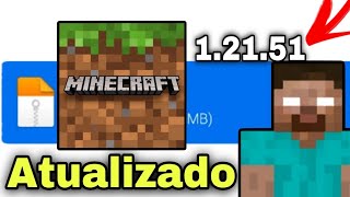 MINECRAFT ATUALIZADO 12151 OFICIAL PARA ANDROID 2024 [upl. by Yrogerg]