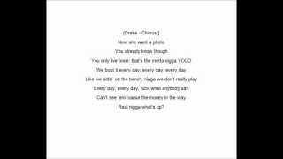 Drake  The Motto Clean Lyrics HD [upl. by Lodge466]