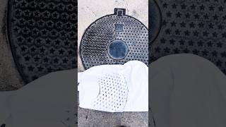 Manhole cover print on a Tshirt in Ulcinj Montenegro manholesbelsbox [upl. by Hedges]