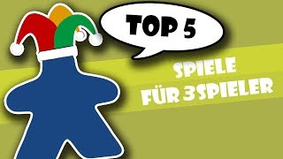 Top 5 Brettspiele für 3 Spieler [upl. by Babita]