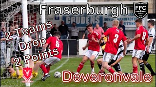 2 teams drop 2 points  Fraserburgh v Deveronvale Highalnd League 202425 Season Match day 2 [upl. by Atteynod]