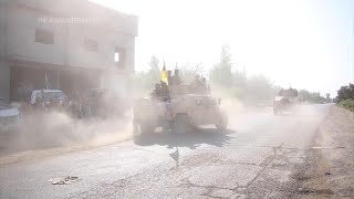 US backed Kurdish forces control the last stronghold of rebellious Arab tribes [upl. by Nabila]