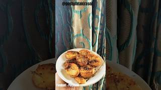 fondant potatoes potatosnacks italian cooking aloo alootuk chathpuja snacks airfryer [upl. by Sarchet464]