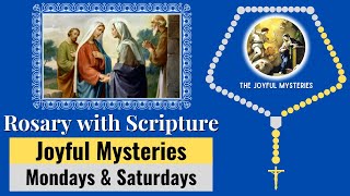 Rosary with Scripture  Joyful Mysteries Mondays amp Saturdays  Scriptural Rosary  Virtual Rosary [upl. by Gustafsson]