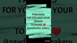 Dog friendly Pancakes  Peanut butter and banana pancakes for dogs [upl. by Ahseinek]