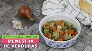 DELICIOSA MENESTRA DE VERDURA  Menestra de verduras congeladas  Menestra rápida [upl. by Kauffmann]