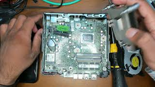 HP EliteDesk 705 G2 Desktop Mini Thin Client Hardware Teardown [upl. by Sib961]